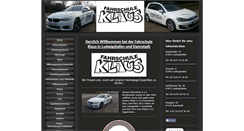 Desktop Screenshot of fahrschuleklaus.de